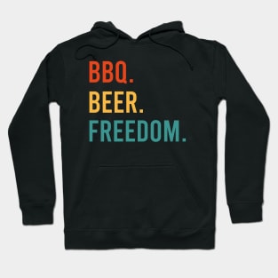 BBQ Beer Freedom Hoodie